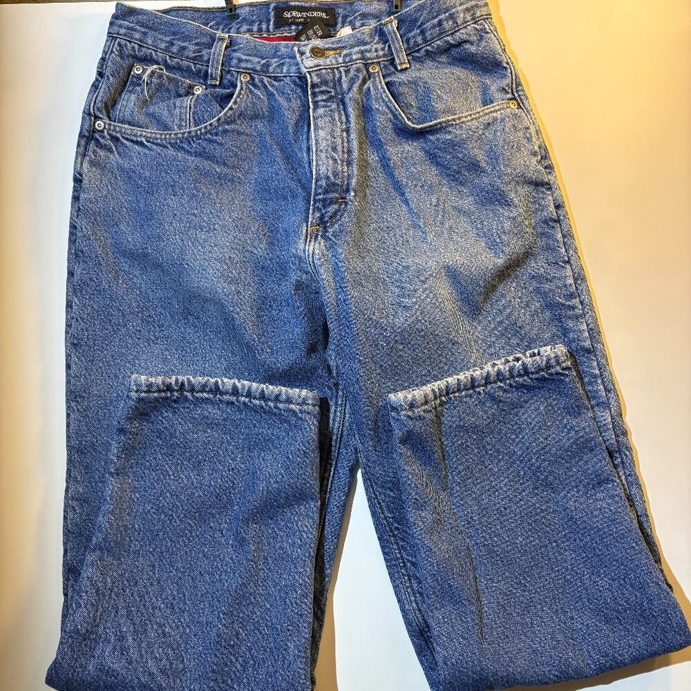 Sidewinders Fleece Lined Blue Jeans 34x30- Made in USA